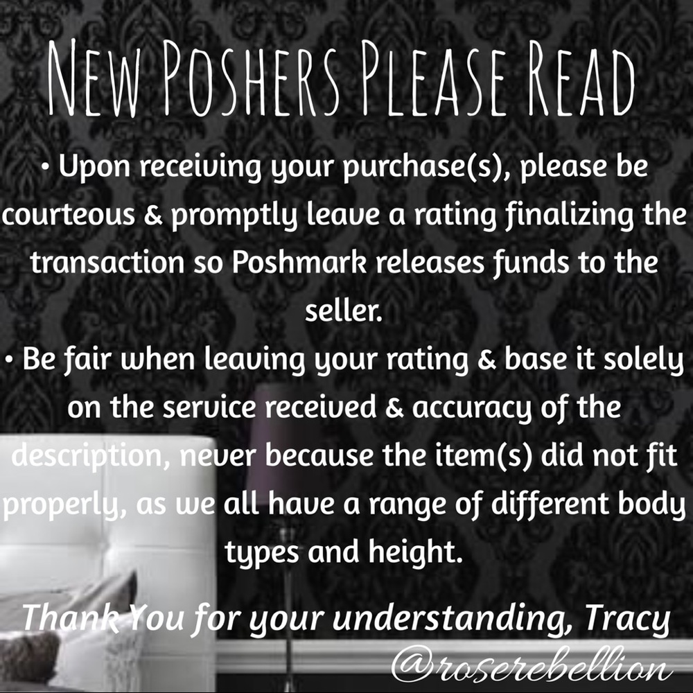 New Poshers Please Read🙏🏼